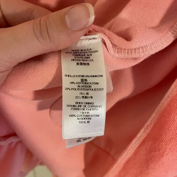 Juicy Couture babydoll robe - Women's Size Small Peach Pink Velour hooded - Picture 5 of 6